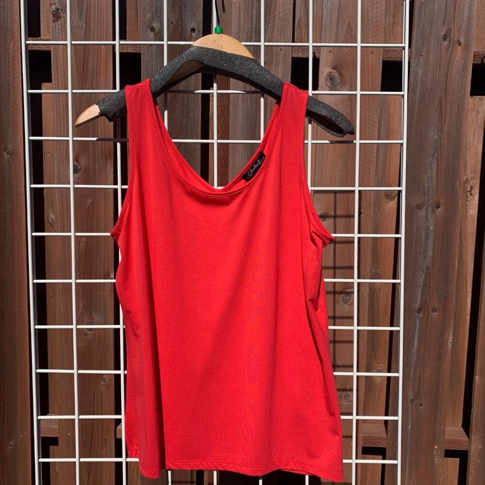 Charlie B Bamboo Reversible Red Tank
